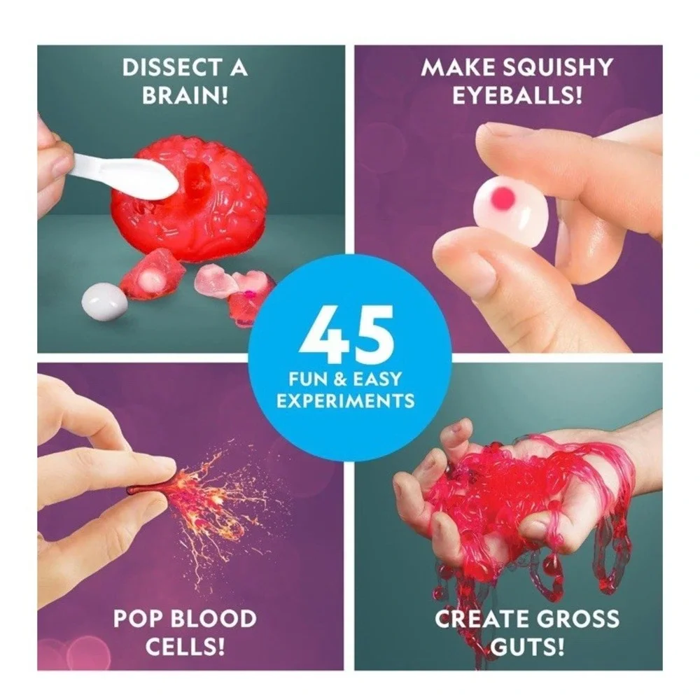NEW National Geographic‎ Gross Science Kit With 45 Gross Science Experiments